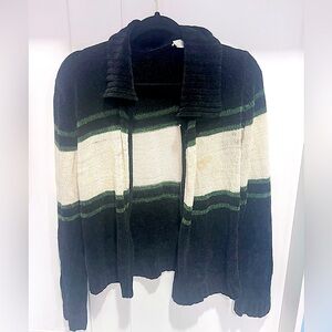 L Suede sweater